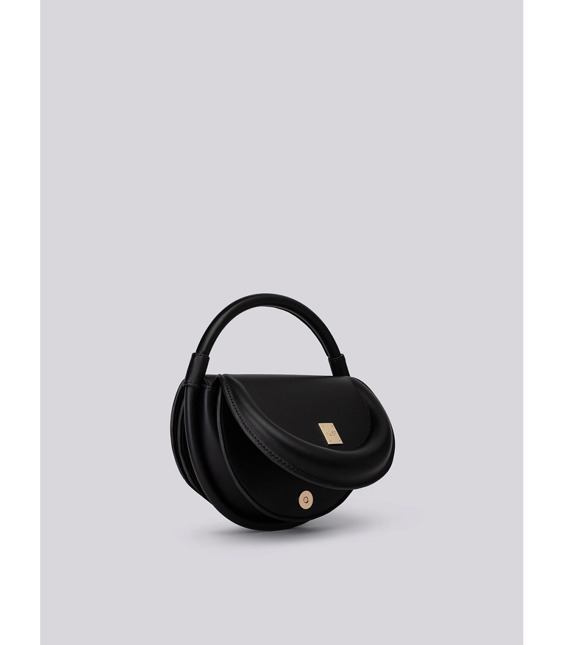 ラウンドミニハンドバッグ 詳細画像 ブラック 5